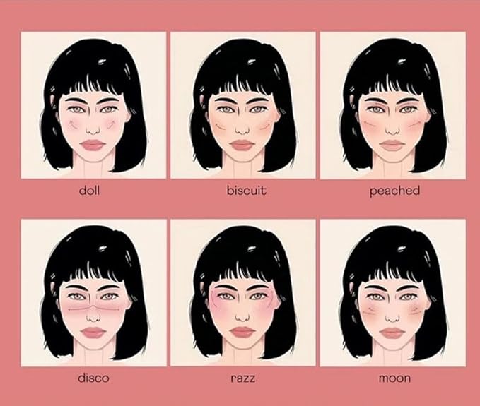 Stamp Liquid Blush Stamp Blush with Heart Shaped Applicator Natural Long Lasting Blush, Light and Airy Makeup for Women (5)-Velvo Beauty