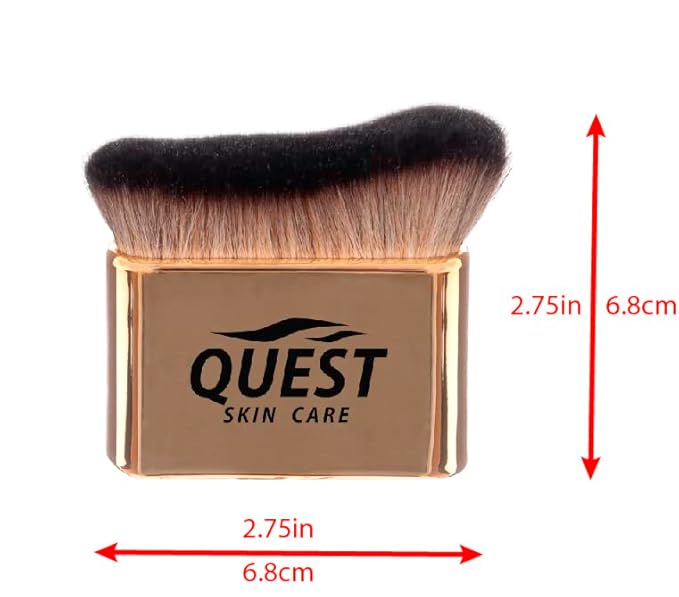 Tan Physics True Color Sunless Tanner 8 fl oz w/ Self Tanner Brush by Quest Skin Care-Velvo Beauty