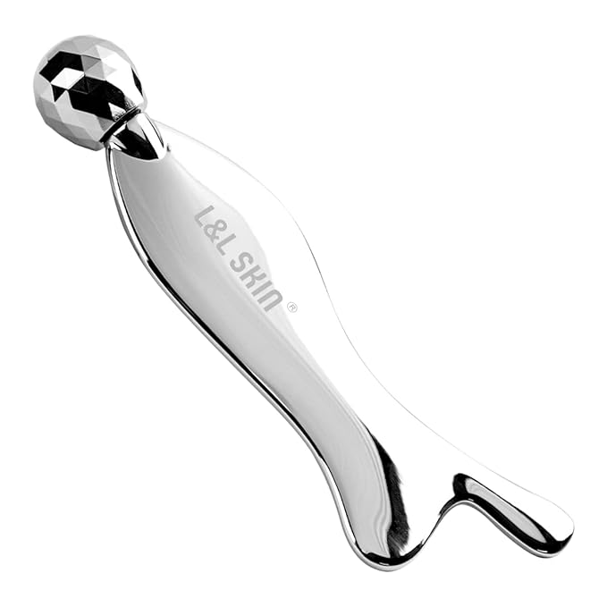 Gua sha Tool, Gua Sha Facial Tools by L&L SKIN, Face Roller Guasha for Skincare-Velvo Beauty