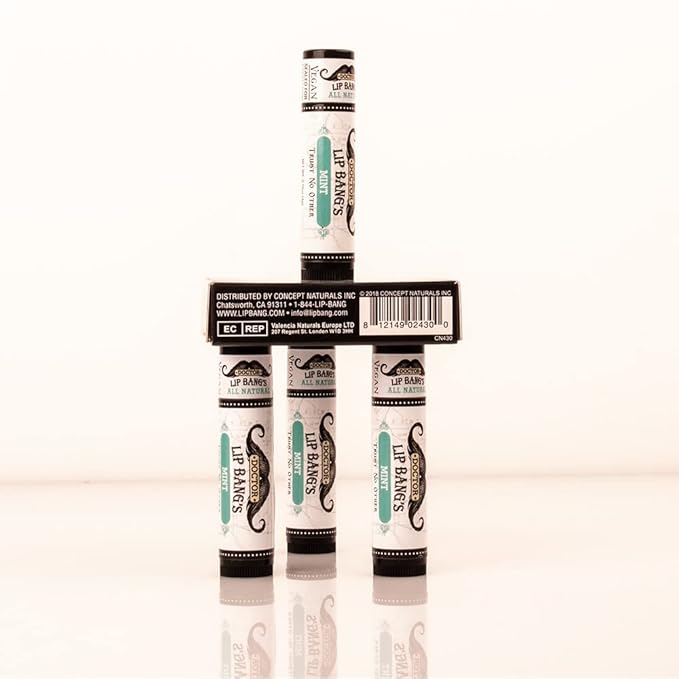 Super Moisturizing Lip Balm | 4 Pack | Mint-Velvo Beauty