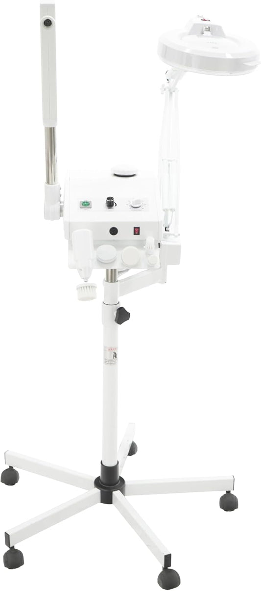 SKINACT Ozone Steamer, 5 Diopter Magnifying Lamp and Electronic Brush-Velvo Beauty
