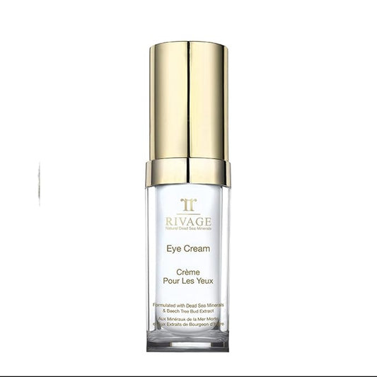 RIVAGE NATURAL DEAD SEA MINERALS Eye Cream 20ML ENHANCED WITH DEAD SEA SALT FORMULATED with DEAD SEA MINERALS and BEECH TREE BUD EXTRACT VEGAN FRIENDLY, NO ANIMAL TESTING, NO HARSH CHEMICALS-Velvo Beauty