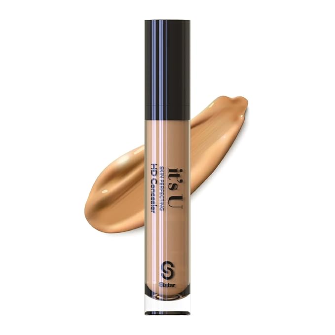 Sistar it's U Skin Perfecting HD Concealer Full Coverage Lightweight Long Lasting Correcting Liquid Contour Cover Masker Makeup 5 ml / 0.17 fl. oz (Fair)-Velvo Beauty