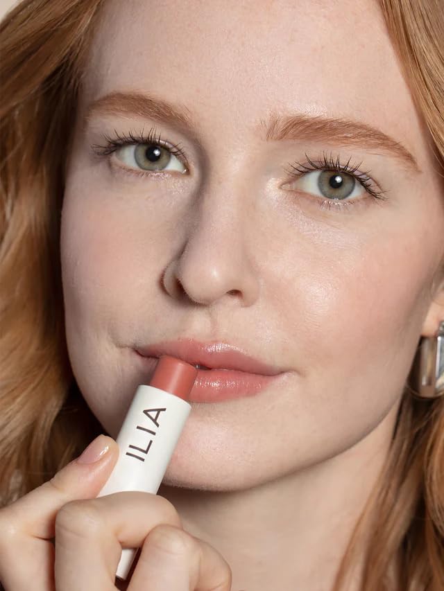 ILIA - Balmy Tint Hydrating Lip Balm | Non-Toxic, Cruelty-Free, Moisturizing + Sheer, Buildable Lip Color (Hold Me, 0.15 oz | 4.4 g)-Velvo Beauty
