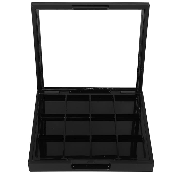 Beaupretty Empty Lip Palette Eyeshadow Makeup Palette Empty Eyeshadow Palette Empty Make Up Container Palette for DIY Cosmetics Lipstick Blush Powder-Velvo Beauty