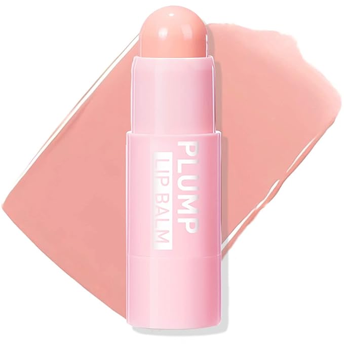 Plumping Lip Balm - Tinted Lip Balm Plumper - Enhancing & Hydrating Lip Moisturizer Fade Lip Lines Lip Care 0.17Oz/4.8g - 02 SAKURA PINK-Velvo Beauty
