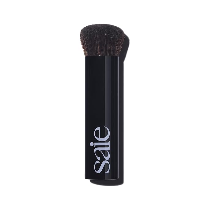 Saie The Base Foundation Brush for Liquid Makeup - Ultra-Soft Makeup Brush with Cruelty-Free, Synthetic Bristles - Designed for Foundation, Skin Tints & Cream Bronzers (1 Count)-Velvo Beauty