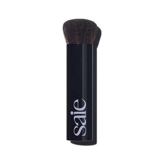Saie The Base Foundation Brush for Liquid Makeup - Ultra-Soft Makeup Brush with Cruelty-Free, Synthetic Bristles - Designed for Foundation, Skin Tints & Cream Bronzers (1 Count)-Velvo Beauty