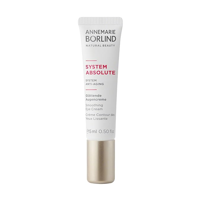 ANNEMARIE BÖRLIND - SYSTEM ABSOLUTE Smoothing Eye Cream - Vitamin C, Darutoside and Caffeine Eye Wrinkle Smoothing - Tones, Plumps, and Rejuvenates - 0.5 Fl Oz-Velvo Beauty