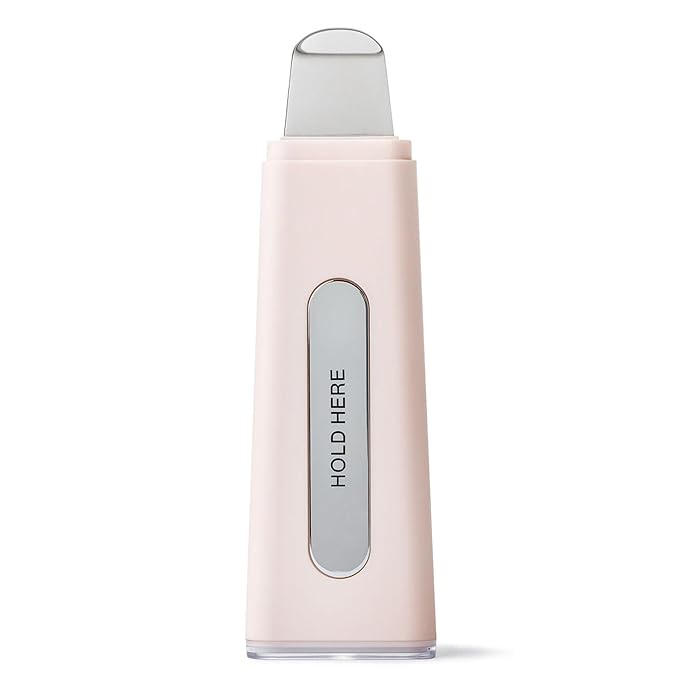 DERMAFLASH DERMAPORE+™ Ultrasonic 2-in-1 Pore Extractor and Serum Infuser, Blush-Velvo Beauty