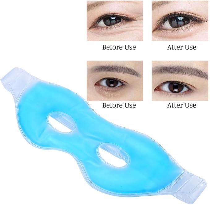 Cooling Eye,Reusable Anti-Fatigue Dark Circles Cold & Hot Compress Sleeping Eye Ice Cooling Eye-Velvo Beauty