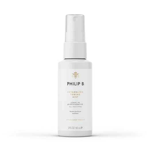 PHILIP B Detangling Toning Mist pH Restorative 2 oz. (60 ml) | Un-Tease Tangles, Leaves Hair Glossy, Smooth and Frizz-Free-Velvo Beauty