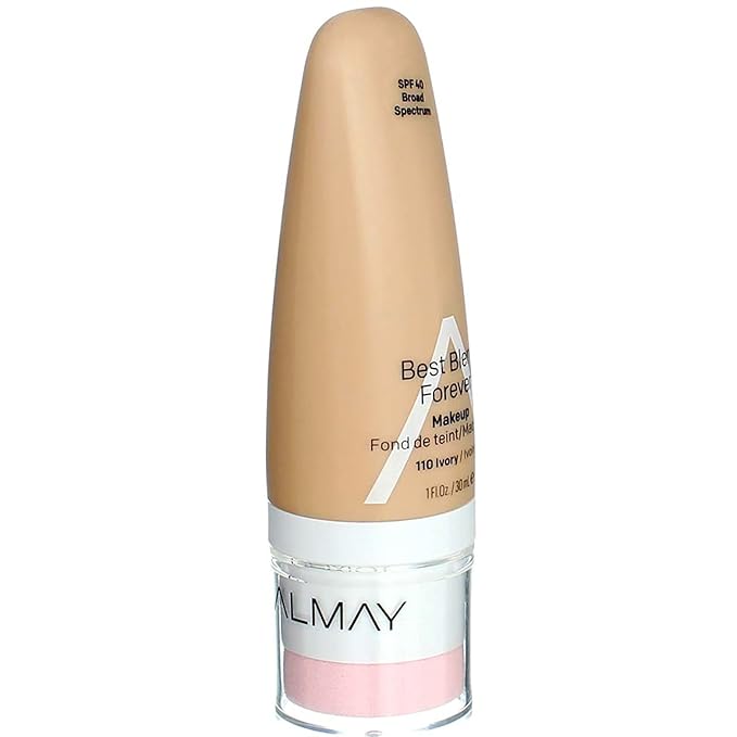 Almay Best Blend Forever Foundation, Ivory, 1 fl. oz., SPF 40 Broad Spectrum-Velvo Beauty
