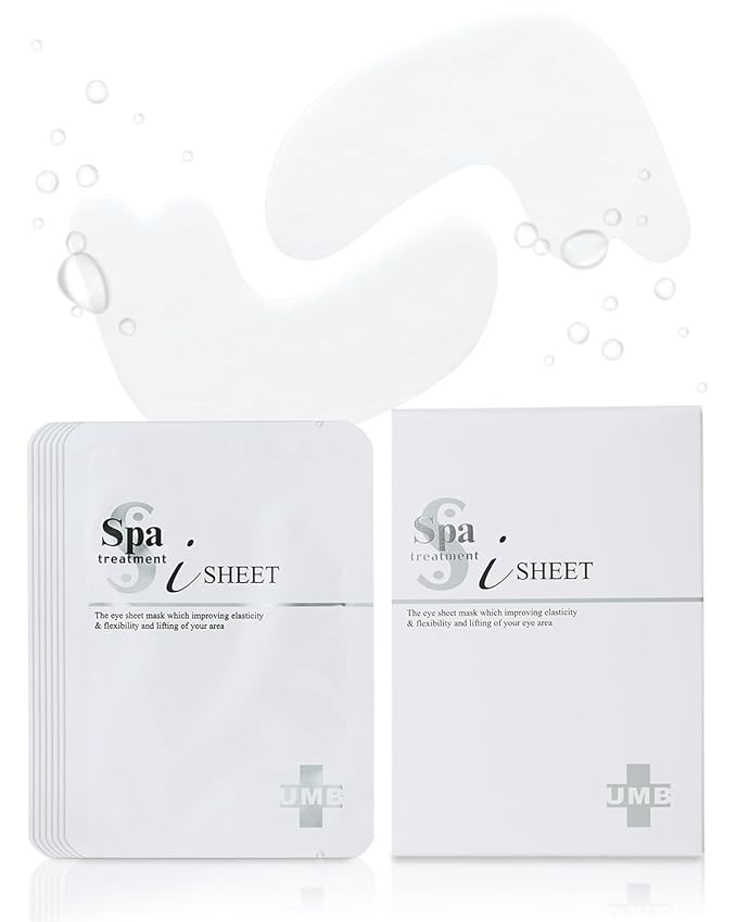 Spa Treatment UMB Stretch iSheet Japanese Under Eye Masks (7 Pairs) - Effective Anti-Aging Under Eye Patches for Dark Circles, Dry, Dull Skin Around the Eyes - Moisturize and Refresh your Skin-Velvo Beauty