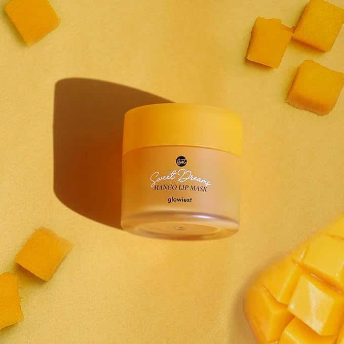 Sweet Dreams Lip Mask-Nourishing, Plumping and Hydrating Lip Balm | Ecofriendly Lip Sleeping Mask | Hyaluronic Acids + Vitamin C + Shea Butter + Antioxidants l Mango - 0.7 oz.-Velvo Beauty