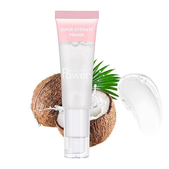 AKARY Gel-Based & Hydrating Face Primer For Smoothing Skin & Gripping Makeup with Vitamin E, Long-Wear Foundation Face Primer for Oil Control, Even Fine Lines, 0.81 Fl Oz, 05 Coconut-Velvo Beauty