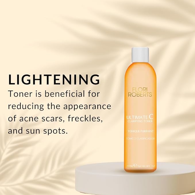 Ultimate-C Clarifying Toner by Flori Roberts, Facial Toner for Women of Color or Deeper Skin Tones, Protects Against Signs of Aging, Refreshing, Hydrating, Calming, Alcohol-Free-Velvo Beauty