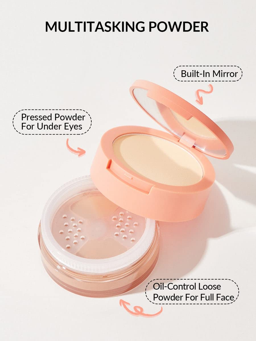 SHEGLAM Insta-Ready Face Powder Loose Under Eye Setting Powder - Toasted Almond-Velvo Beauty