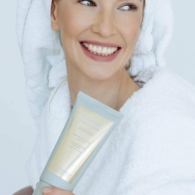 Premier Dead Sea mud mask, anti-aging skin care, pore refining mask, witch hazel, aloe vera gel, minerals, nutrients & antioxidants black face mask for body & facial mask skin care 4.4FL.oz-Velvo Beauty