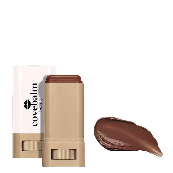 Cove Balm Beauty Skin Tint,Solid Tinted Serum Boosted Skin Tint Balm, Facial Color Correct, Radiant & Dewy Finish, Face Tinted Foundation, Covebalm Foundation Stick For Face Makeup (#01)-Velvo Beauty
