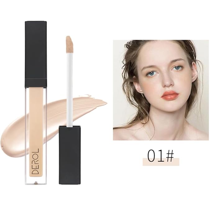 Liquid Concealer Makeup - Natural Coverage & Highly Pigmented Lightweight Concealers 6.5ml (01)-Velvo Beauty