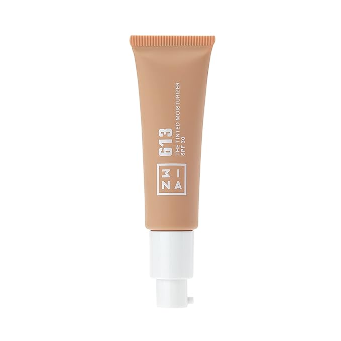 3INA 613 Tinted Moisturizer for Face with SPF 30 - Nude - BB Cream with Light to Medium Coverage - Hyaluronic Acid Moisturizer for All Skin Tones - Vegan, Cruelty and Paraben Free Make Up - 1 oz-Velvo Beauty