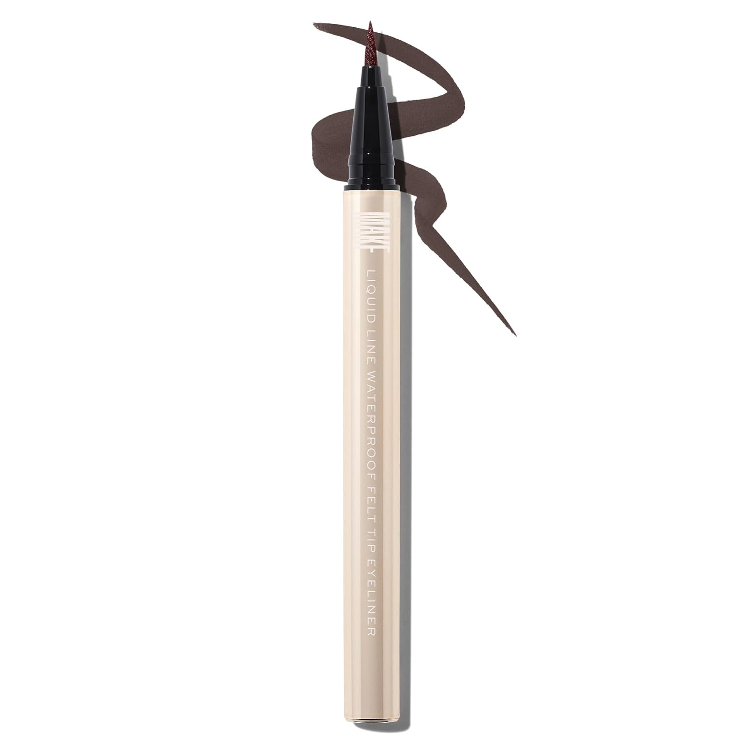 MAKE Beauty Smudge-Proof Felt Tip for Precise Application of Lines, Wings, and Graphics. Long Lasting Eye Liner, Liquid Line Waterproof Felt Tip Eyeliner- Substellar-Velvo Beauty