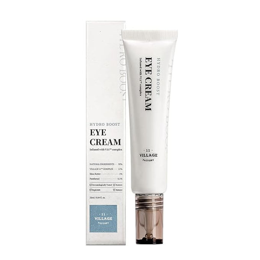 Hydro Boost Eye Cream - Hyaluronic Acid, Shea Butter, Panthenol, Hydrating and Nourishing (0.85 fl oz/25ml)-Velvo Beauty