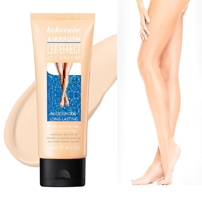 Leg Makeup Waterproof No Transfer,Leg Makeup Lotion,Leg and Body Scar Cover up Makeup,Long Last Body Foundation (1# Fairest Glow, 4 FL OZ)-Velvo Beauty