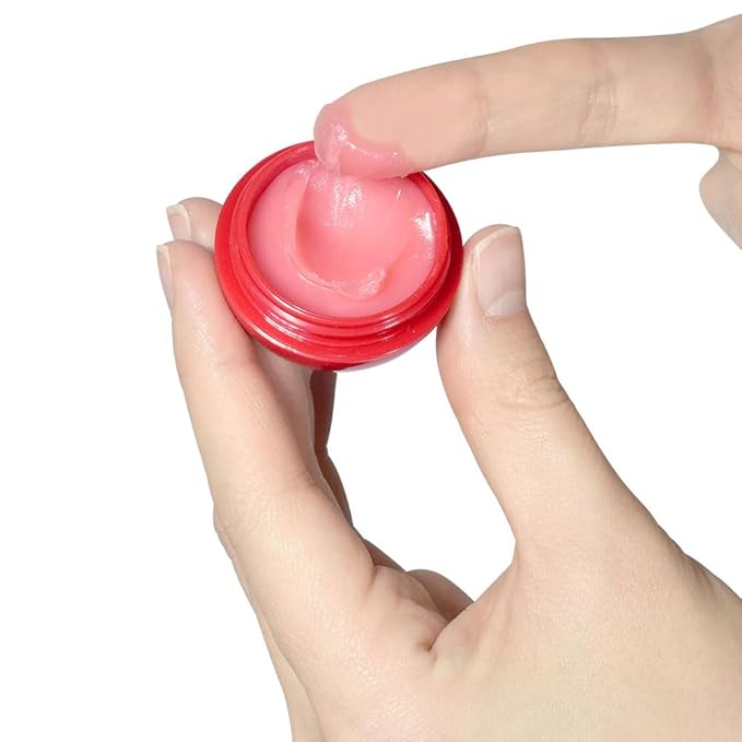 PS.PRETTYSKIN Moisturizing Korean Vegan Lip Balm 0.31oz. (9g) Smooth, Soft Texture, Hydrating, Natural Shine, Glossy (Cherry)-Velvo Beauty