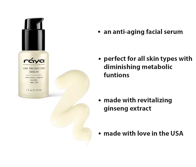 RAYA Line Preventing Serum (507) | Active, Anti-Aging Facial Treatment for All Skin | Helps Reduce Fine Lines and Wrinkles-Velvo Beauty