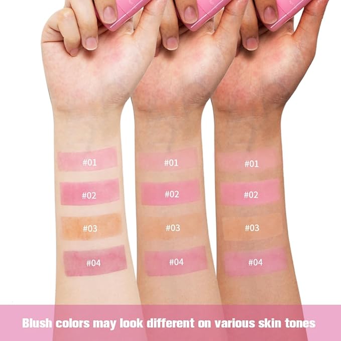 Multi-Use Cooling Water Jelly Blush/Lip Tint & Eye Shadow - Sheer Stain withBuildable Watercolor Finish - Long-Lasting Moisture - 1,000+ Swipes Per Stick - Jelly Texture for Lip & Cheek (Berry)-Velvo Beauty