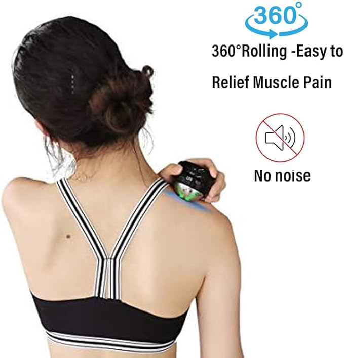 Cold Massage Roller Ball - Gifts for Men Women Teens Boys，Stays Cold for 6 Hours, Home Office Travel Essentials,Sports Fitness Relaxations Gift,Rapidly Relieve Muscle Pain and Tension-Velvo Beauty