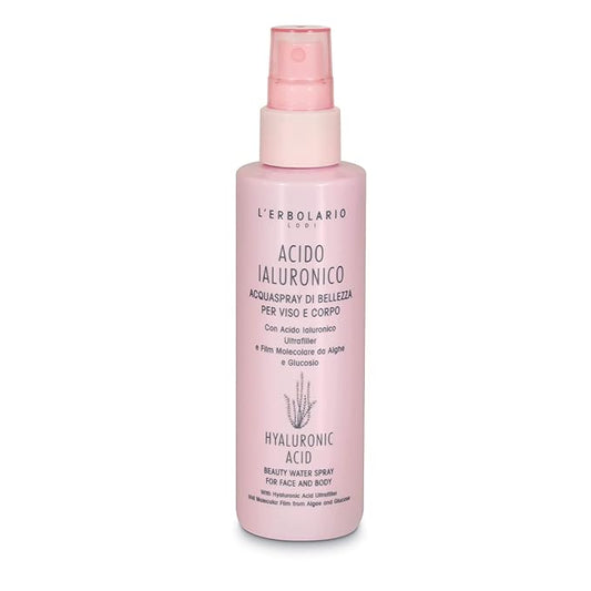 L’Erbolario Hyaluronic Acid Beauty Water Spray for Face and Body - Face Mist and Body Moisturizer Spray - Skin Toner - With Coconut Pulp - 5 oz-Velvo Beauty