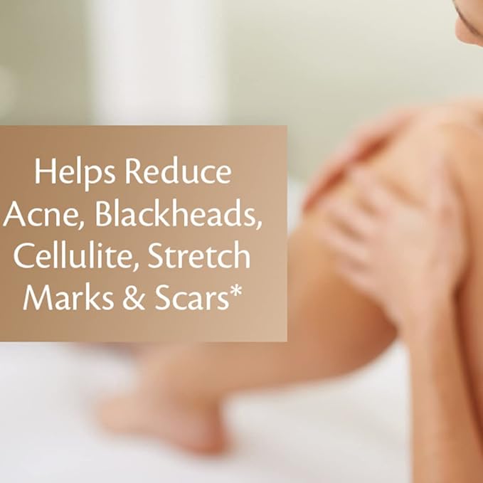 Brown Sugar Scrub Face Foot & Body Exfoliator Infused with Collagen and Stem Cell Exfoliating Salt Body Scrub for Toning Skin Cellulite Skin Care, 12oz by M3 Naturals-Velvo Beauty