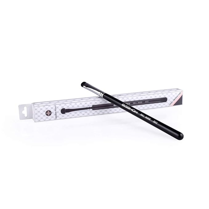 Curved Smudge Eyeshadow Brush, EIGSHOW Small Round Top Blending Eye Shadow with Synthetic Bristles for Smokey Cat Eye Makeup (E832)-Velvo Beauty