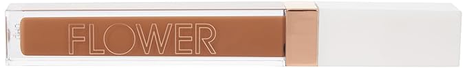 FLOWER BEAUTY By Drew Barrymore Light Illusion Full Coverage Concealer - Diffuse Dark Under Eye Circles + Blurs Blemishes - Weightless Formula + Crease Proof Makeup (Mocha)-Velvo Beauty
