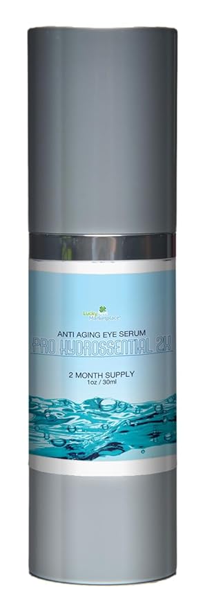 Pro Hydrossential 2x Serum - Anti Aging Eye Serum - Help Improve Dark Circles, Puffy Eyes, Wrinkles, & Eye Bags - Exfoliating Vitamin C Serum with Lactic Acid - Aid Collagen Production & Soothe Skin-Velvo Beauty
