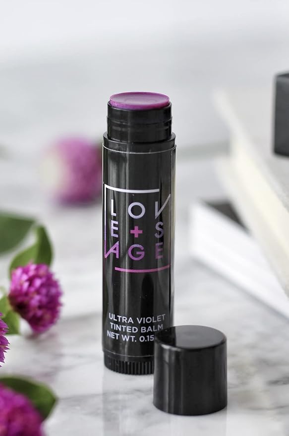 Love + Sage Ultra Violet Lip Balm (Purple tint)-Velvo Beauty