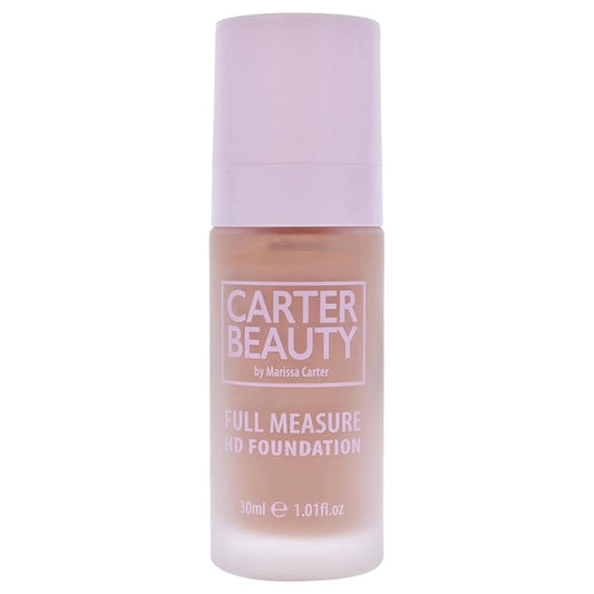 Carter Beauty By Marissa Carter Full Measure HD Foundation- Water-Based, Super Soft Skin Perfector - Vegan And Cruelty Free, Paraben And Sulfate Free - Shortbread - 1.01 OZ-Velvo Beauty