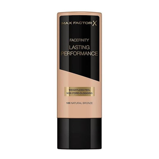 Max Factor Lasting Performance Long Lasting Foundation - # 109 Natural Bronze, 35 ml-Velvo Beauty