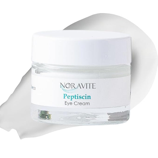 PeptiScin - Peptide Eye Cream with Hyaluronic Acid and Escin | Rich Moisturizing Dark Circle Eye Cream | Brightens and Tones - 1.35 Ounce-Velvo Beauty