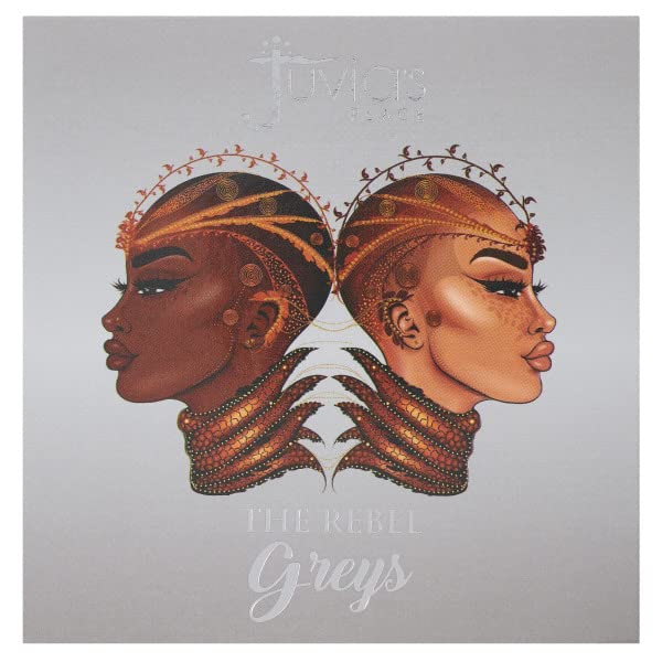 Juvia's Place Rebel Quad Grey Eyeshadow Palette - Professional Eye Makeup, Pigmented Eyeshadow Palette, Makeup Palette for Eye Color & Shine, Pressed Eyeshadow Cosmetics, Shades of 4-Velvo Beauty