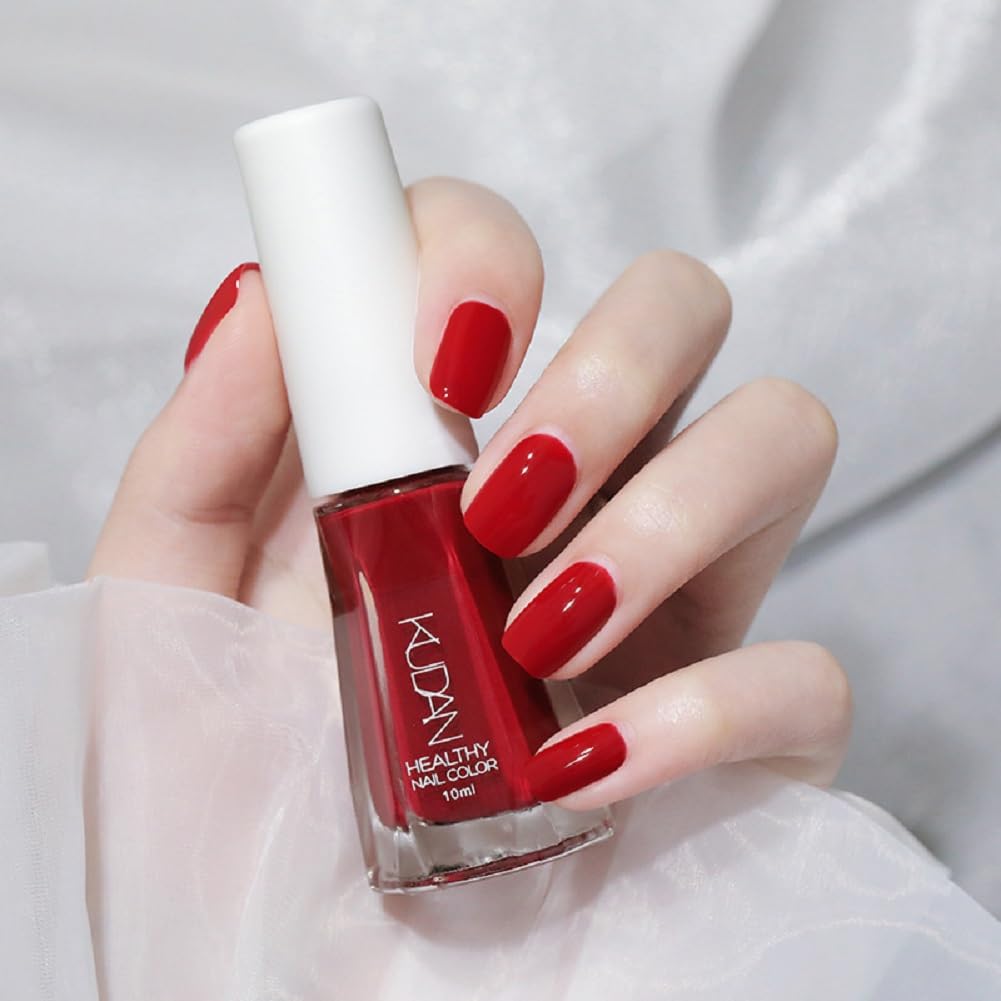 Nail Polish set - Nail Lacquer Quick Dry, Full Size, Vibrant, Colorful, Trendy, Glitter, Glossy, Metallic, Matte Nail Art Nail Shades (N23 Western Bordeaux, 52g)-Velvo Beauty