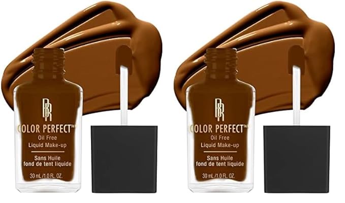 Black Radiance Color Perfect Liquid Full Coverage Foundation Makeup, Double Fudge, 1 Fl Oz (Pack of 2)-Velvo Beauty