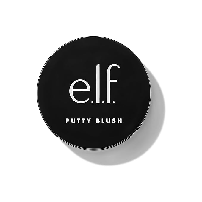 e.l.f. Putty Blush, Creamy & Ultra Pigmented Formula, Infused with Argan Oil & Vitamin E, Bahamas, 0.35 Oz (10g)-Velvo Beauty