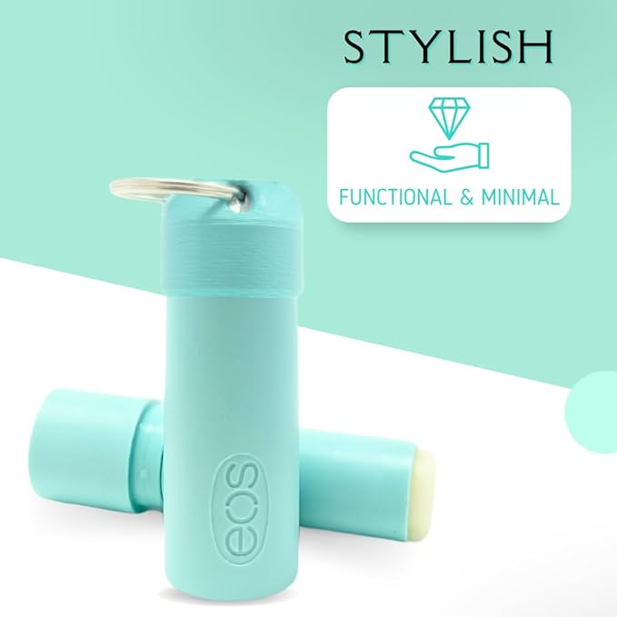 Keychain Holder EOS Lip Balm Stick (Keychain Only) - Travel Size Lip Balm Chapstick - Healing Stick - Made in USA-Velvo Beauty