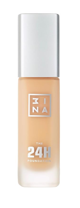 3INA The 24H Foundation 624-24H Long-Wearing Formula - Medium To High Buildable Coverage - Smooth Matte Finish - Expanded Shade Selection - Waterproof, Cruelty Free, Vegan Makeup - 1.01 Oz-Velvo Beauty