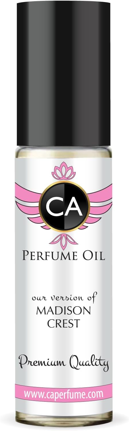 CA Perfume Impression of Bold Numbers Madison Crest for Women Replica Fragrance Body Oil Dupes Roll-On 0.3 Fl Oz/10ml-X1-Velvo Beauty