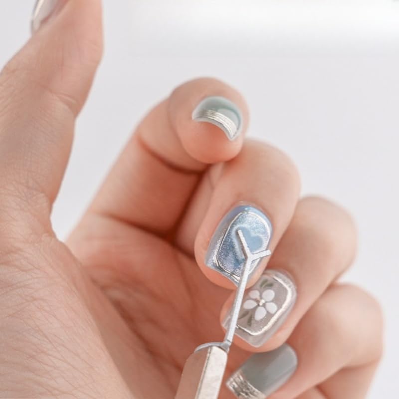 2 PCS Heart Cat Eye Magnet Set – Magnetic Nail Art Tool for Stunning Heart-Shaped Designs, Y-Shaped Guide, DIY Manicure Kit for Cat Eye Gel Polish-Velvo Beauty